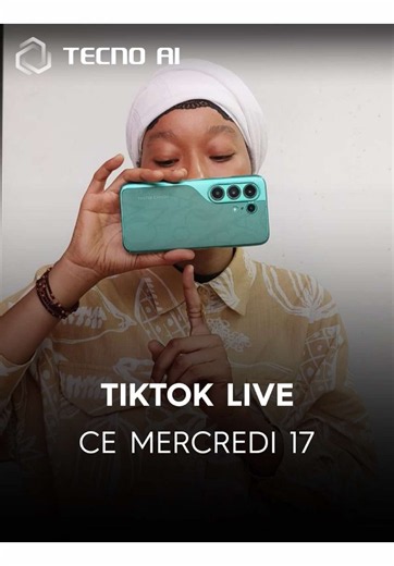 Rendez-vous à ne pas manquer - TECNO AI Camon 50 Series