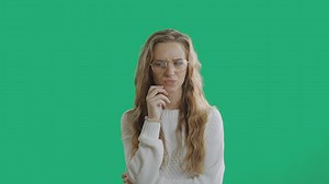 Young woman wondering why? - Free Stock Video