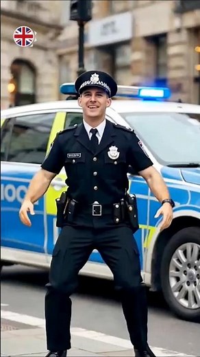 🇬🇧 UK Police Officer Dance on Road | Viral Police Dance Challenge