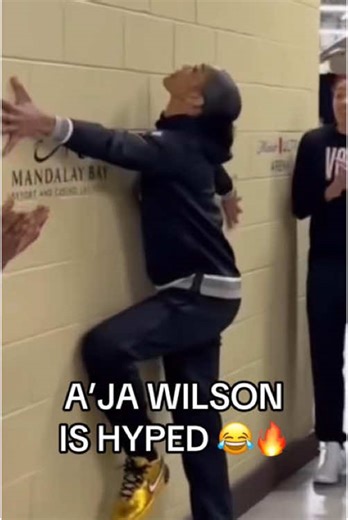 Why Fans Can’t Get Enough of A’ja Wilson 😍 #wnba #ajawilson #basketball #lasvegasaces #funny #usa🇺🇸
