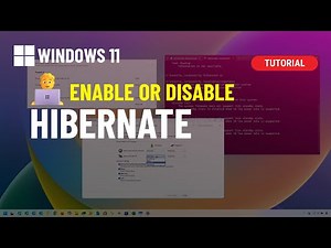 Windows 11: Disable or Enable Hibernate from Command Prompt or PowerShell