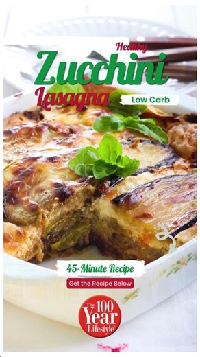 Healthy Zucchini Lasagna Recipe | Easy Low Carb Italian Comfort Food