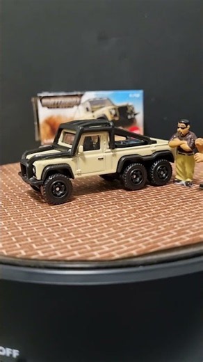 MATCHBOX DIECAST REVIEW 'THE MOVIE' LAND ROVER 6X6 #diecastcars #landrover #offroad #matchbox