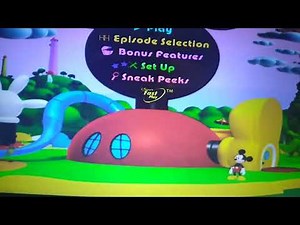 dvd menu walkthrough Mickey mouse clubhouse Mickey's storybook surprises UK DVD 2008
