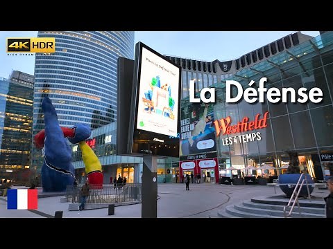Paris La Défense 2024 🇫🇷 4K HDR