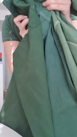Dyeing Clothes Dark Green: Before and After with Dylon Emerald Green