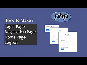 How to make Login, Register and Profile Page in PHP & MYSQLI
