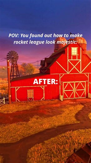 POV: You found out how to make rocket league look MAJESTIC