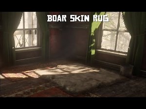 Red Dead Redemption 2 Other Crafting Upgrades : Boar Skin Rug