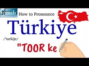 How to Pronounce Türkiye (Turkiye)