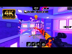 Roblox - BIG Paintball 2 (Spitfire Minigun) | 4K Gameplay