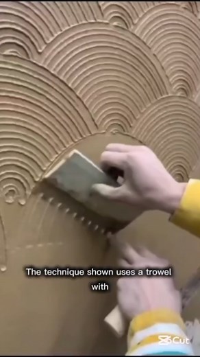 The Most Satisfying Fan Pattern Texture You'll Ever See.#ClamshellTexture#FanPattern