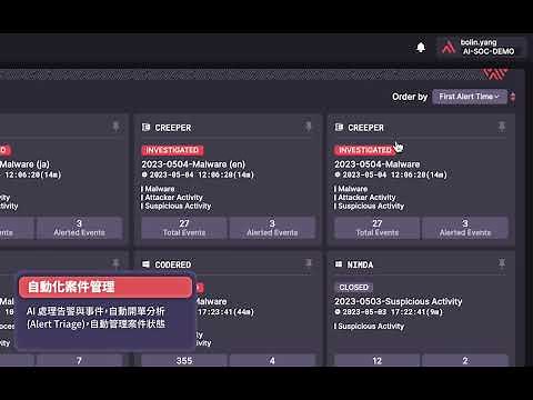 【產品 Demo】XCockpit－自動化資安威脅管理平台