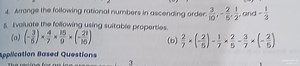 Arrange the following rational numbers in ascending order \frac... | Filo