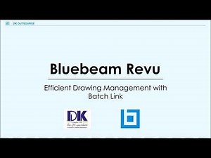 Efficient Drawing Management with Bluebeam Revu Batch Link