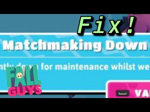Fall Guys Matchmaking Error How to FIX!