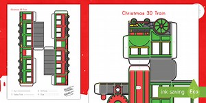 Christmas Train Craft