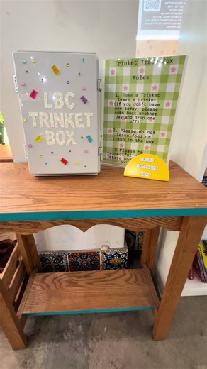 I’ve been getting a lot of questions on where the trinket box is. It is at Plantiitas: 2011 E 4th St!! Store hours are from 11am-6pm!! #trinketbox #longbeach #trinkettrade #longbeachcalifornia