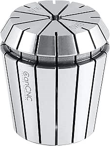 Accusize Industrial Tools 3/16″ ER40 Collet, 0.187″–0.148″ Range, 16-Jaw True Double Angle, 0.0005″ Runout, Fitted Box, 0223-0892