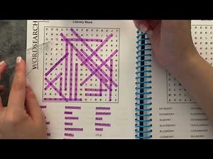 ASMR with WordSearch Puzzle - Whispering