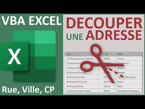 Isoler la ville, le code postal et la rue d'une adresse