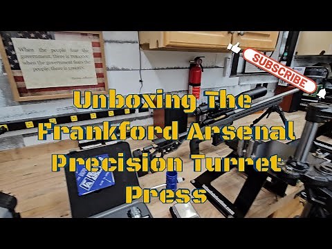 Frankford Arsenal Turret Press Unboxing and Set Up