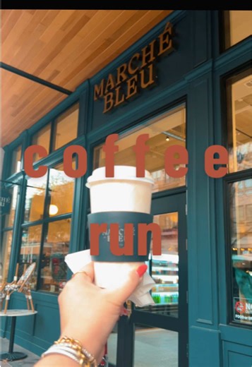New coffee spot I found. Well new to me. #marchebleu #coffee #coffeetime #comewithme