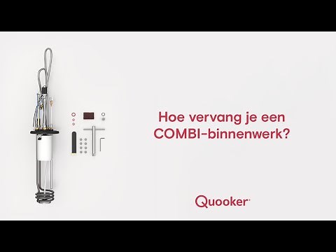 Een Quooker COMBI-binnenwerk vervangen
