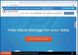 File-upload.com Suspicious Website
