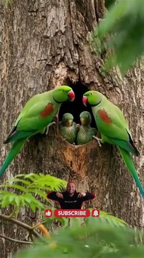 #bird | The Ring-necked parakeet|#shorts