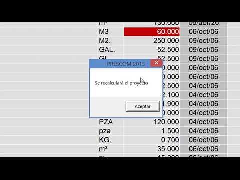 P20 - 6 AJUSTE DE PRECIOS UNITARIOS