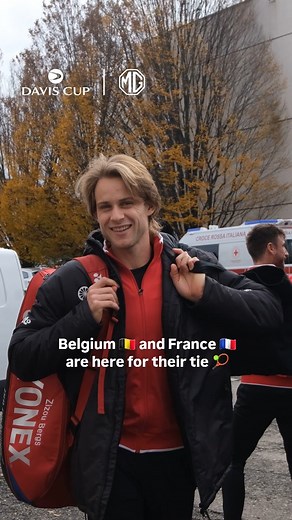 11K views · 424 reactions | Arriving in style  奈 Belgium and France are ready to kick off the 2025 Davis Cup Final 8 in Bologna  #DavisCup | Davis Cup | Facebook
