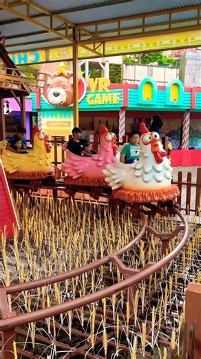 Wahana ayam chicken coop VR game