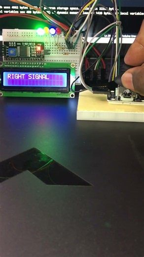 🚗 Realistic Car Dashboard Simulator 🤯 | Arduino Project #arduino #diy #shorts #electronics #tech