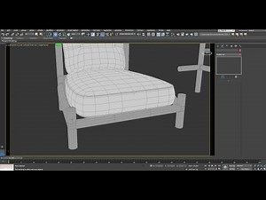 Easy way to modeling a detailed chair-2 (support) | 3ds max modeling tutorial