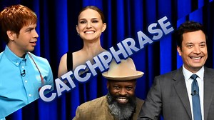 Catchphrase with Natalie Portman and Julio Torres! | The Tonight Show Starring Jimmy Fallon