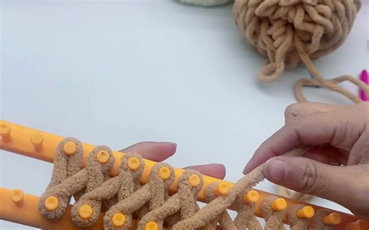 编织神器工具 编织围巾操作方法教程视频