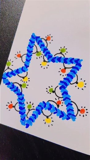 DIY 3D Star ⭐ Easy paper craft ideas for christmas #christmas #decor #star #papercraft #trending