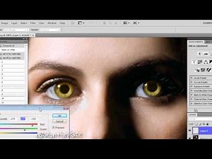 Photoshop Tutorial || Vampire Eyes