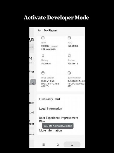 How to Activate Developer Mode on Android | Step-by-Step Guide #androidtips