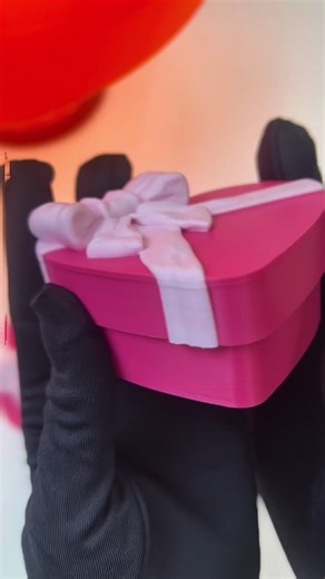 Choco Heart Box in Pink Color - Perfect Gift!