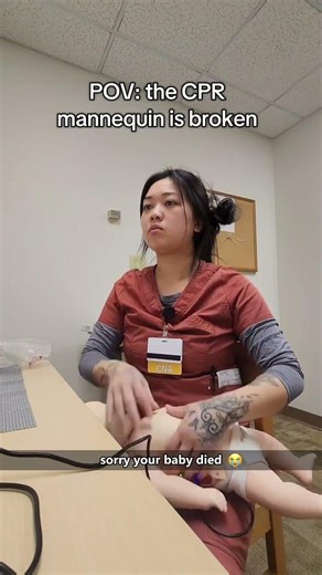 CPR training 🫣😂#cpr #tranning #funny #fails #foryou