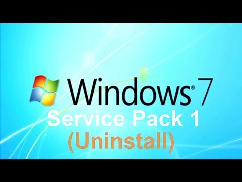 How to Uninstall Windows 7 Service Pack 1 (Quick Method)
