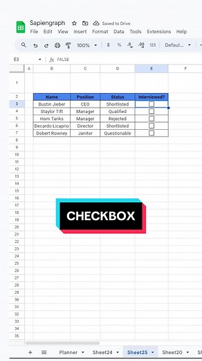 How to Create Color Coded Checkboxes in Google Sheets