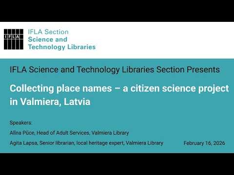 Collecting place names – a citizen science project in Valmiera, Latvia