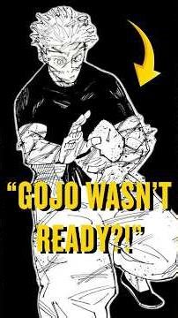 Gojo Had the Advantage… So Why Did He Wait?This Changes Everything