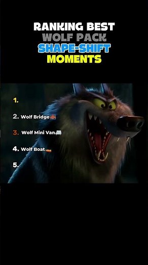 Ranking Best Wolf Pack Shape-Shift Moments In Storks
