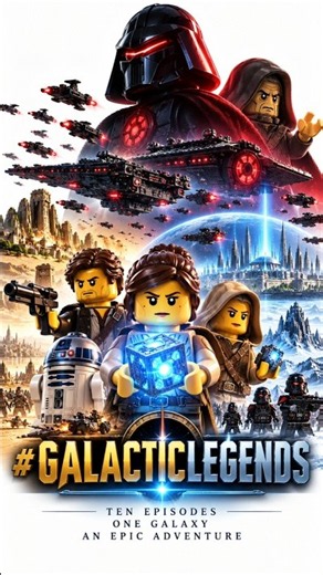 #GALACTICLEGENDS — Official Trailer 🚀 | LEGO Minifigure Sci-Fi Saga