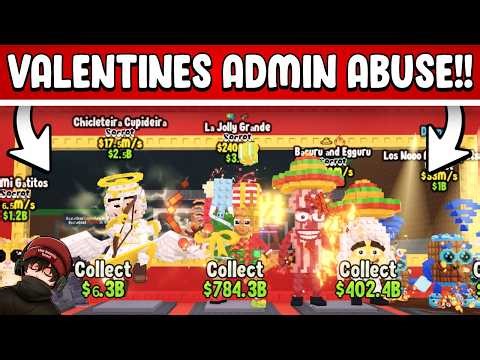 I STOLE CRAZY LOOT DURING VALENTINE'S ADMIN ABUSE USING “BEANIE METHOD!” | STEAL A BRAINROT