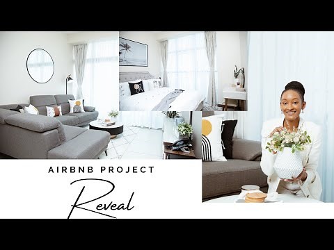 AIRBNB PROJECT REVEAL// Living Room and Bedrooms